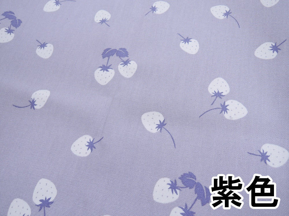 NERU様 リクエスト　いちご柄 生地 オックスプリント 2024 入園入学 いちご柄 DR2309-1 | 手芸