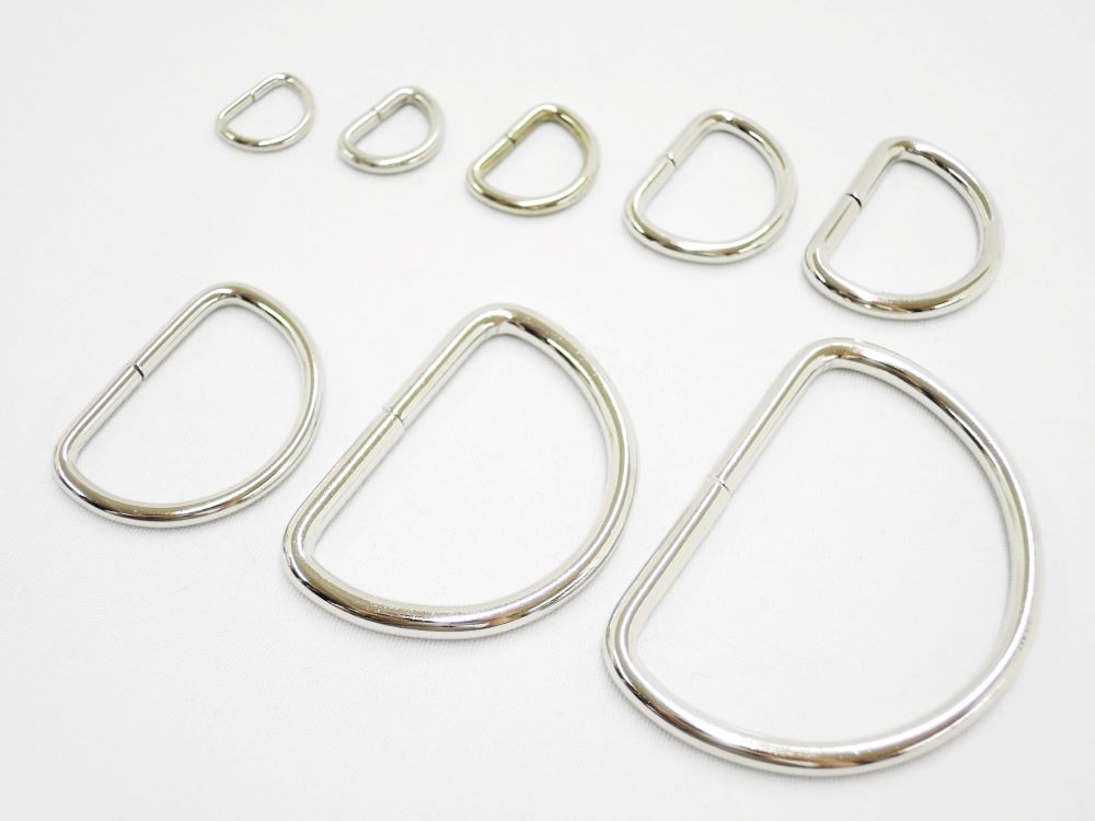 Dカン (シルバー)【10/12/15/20/25/30/40/50mm】 – 手芸マキ