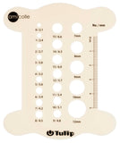 あみ針ゲージ 糸巻き 6色
