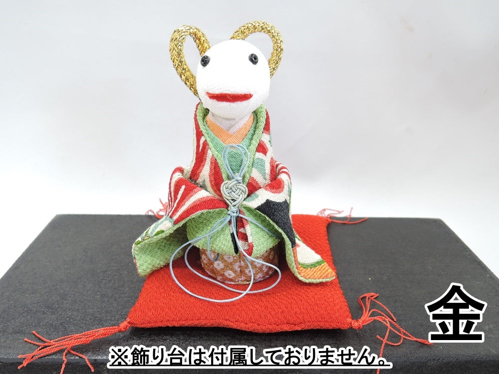 ちりめん手芸 おすまし巳～ちゃん(2色)【レターパック不可