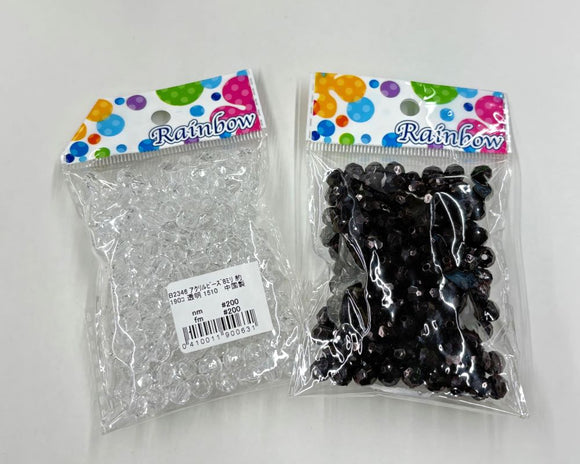 アクリルビーズ(8mm/約190個入)【2色】