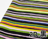 ☆特価品☆ ポリエステルちりめん【ボーダー】(3色)