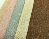 麻混ラメ織物 無地 (5色)【30cm以上10cm単位】