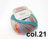 【レターパックプラス発送不可】イタリア毛糸 KNITCOL(ﾆｯﾄｺﾙ)【5色】