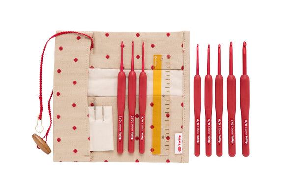 TED-001 エティモレッド クッショングリップ付きかぎ針セット