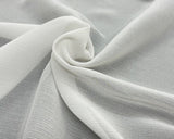 ☆特価品☆ ラメストライプオーガンジー(ライトグレー)【30cm以上10cm単位】