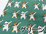 オックスプリント (ダンスキャット) 4色【30cm以上10cm単位】