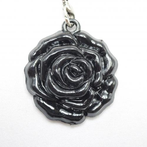 バラのストラップ(ミラー付) – 手芸マキ