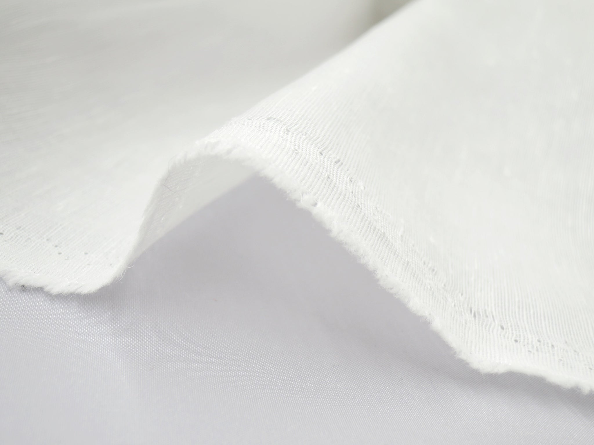 綿麻スラブ (白)【30cm以上10cm単位】 – 手芸マキ