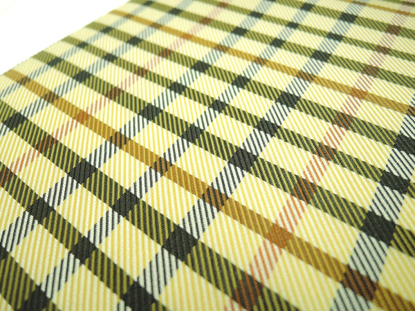 チェック柄　金メダル100枚 ラミネート生地【チェック柄】【30cm以上10cm単位】 – 手芸マキ